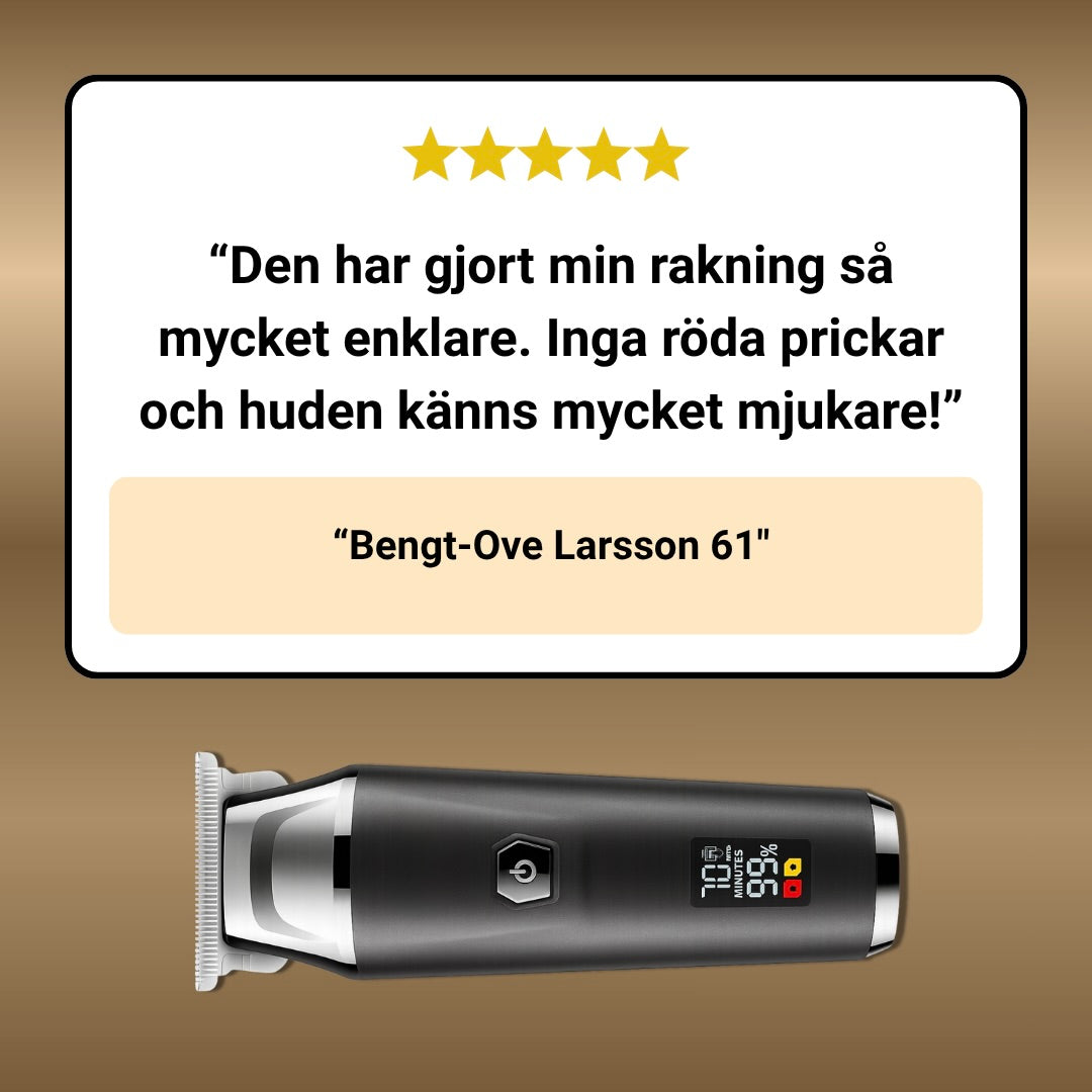 TrimSafe Pro - LCD - Elektrisk Hårklippare