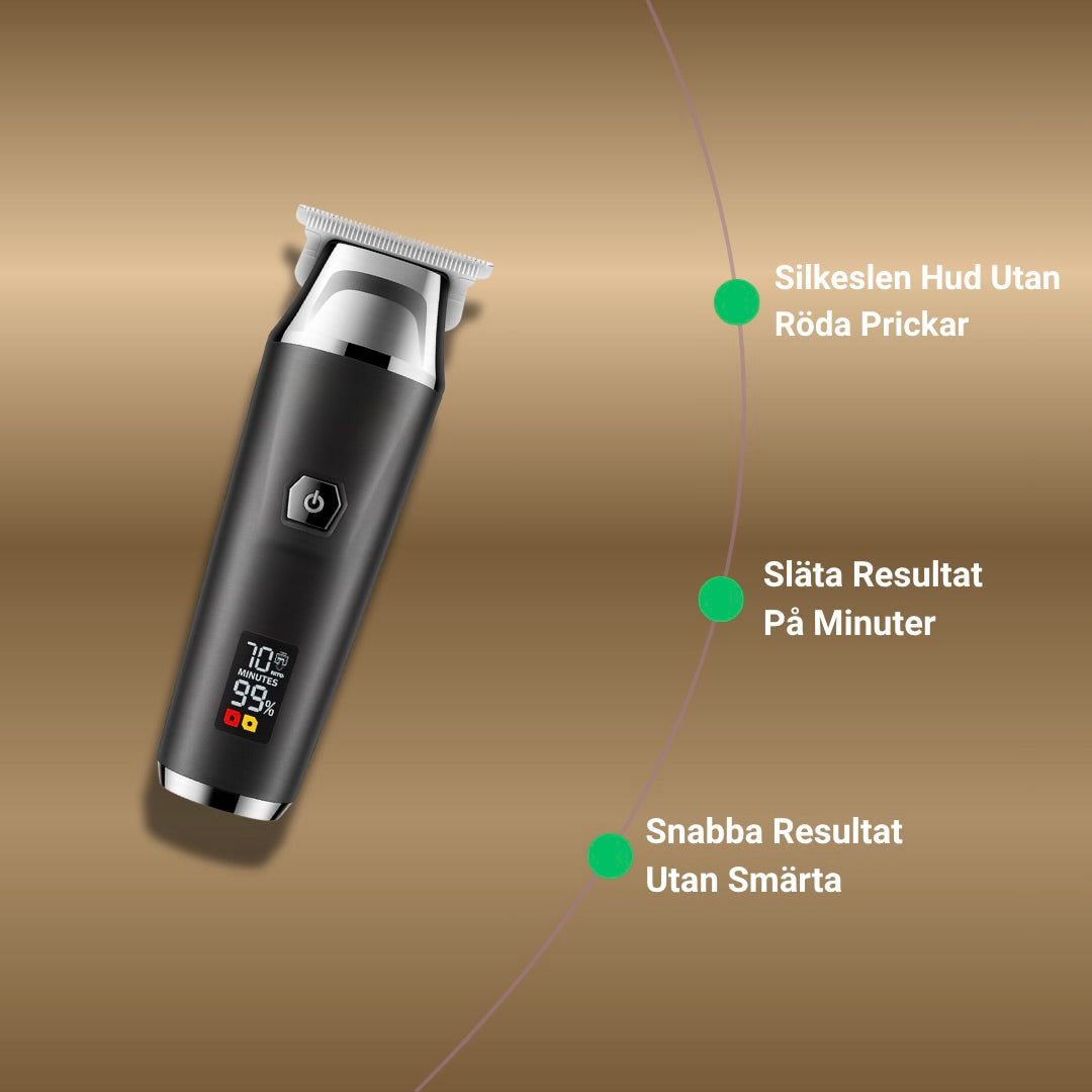 TrimSafe Pro - LCD - Elektrisk Hårklippare
