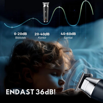 TrimSafe Pro™️ - LCD skärm - Elektrisk Trimmer