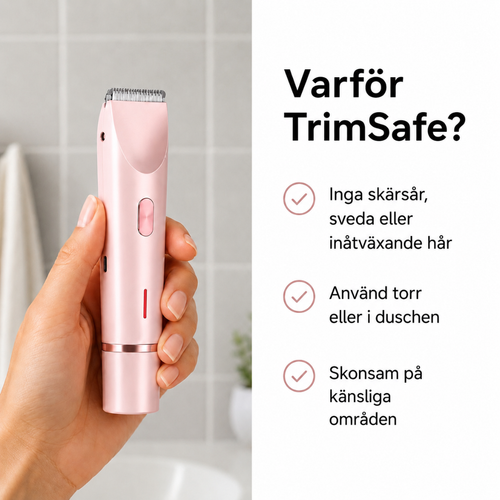 TrimSafe Intimate - Intimrakning utan irritation