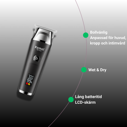 TrimSafe Pro™️ - LCD-skärm ansikts och kroppstrimmer